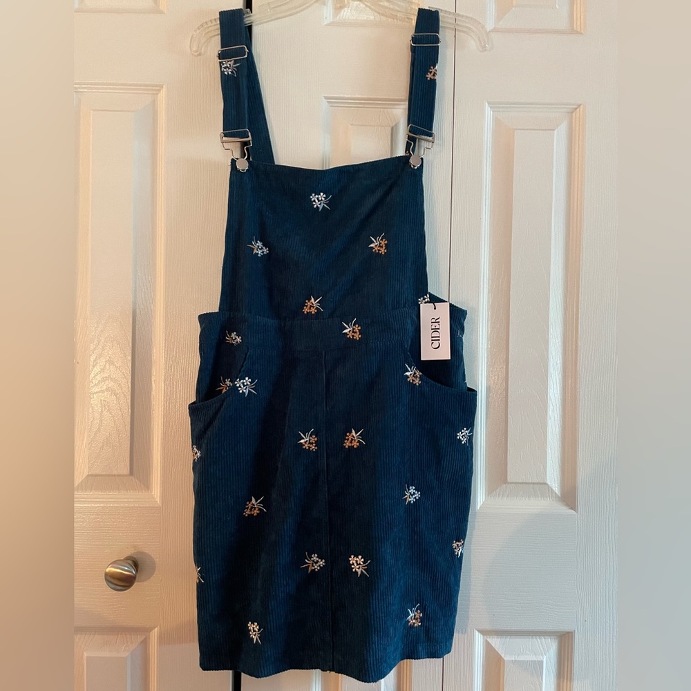 Corduroy Pinafore Overall Dress